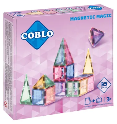 Obrázok produktu pre Magnetické kocky COBLO Pastel, 35 dielov