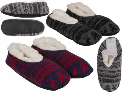 Produktbild von Kuschel-Herrenhausschuhe, Winter Style