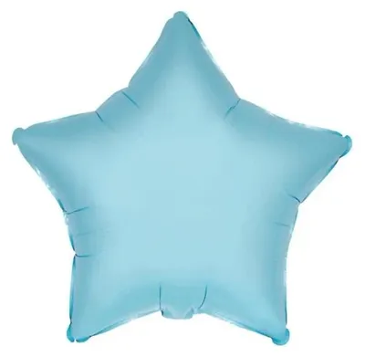 Image de Ballon en aluminium, motif étoile bleue, 45 cm - Flexmetal