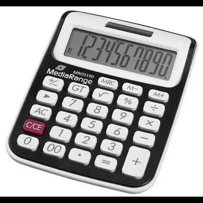 Obrázek produktu pro MediaRange Taschenrechner 10-st. LC-Display Solar/Bat. sw/we