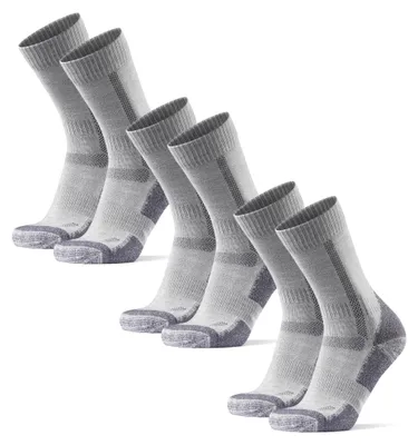 Produktbild von DANISH ENDURANCE Merino Wandersocken, 1, 3 & 5 Paar, Hellgrau, 43-47