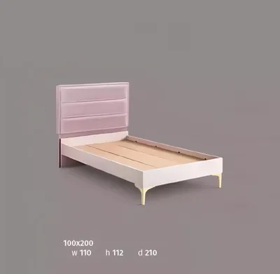 Produktbild von Kinderbett Schlafzimmer Design Luxus rosa Möbel Holz Jugendzimmer neu