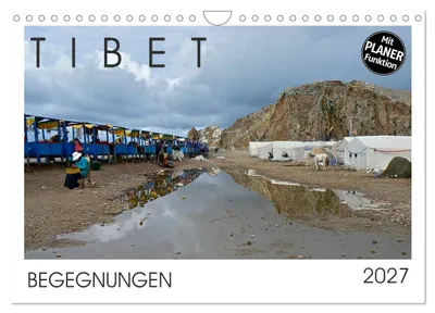 Produktbild von Tibet - Begegnungen (Wandkalender 2027 DIN A4 quer), CALVENDO Monatskalender