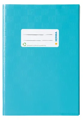 Image de Protège-cahier HERMA DIN A5 en PP turquoise opaque