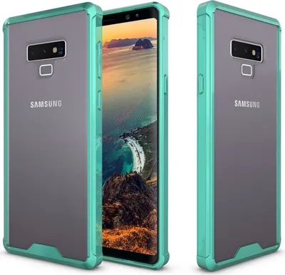 Produktbild von Handy Tasche für Samsung Galaxy Note 9 Case Schutz Hülle Cover Tranparent Grün