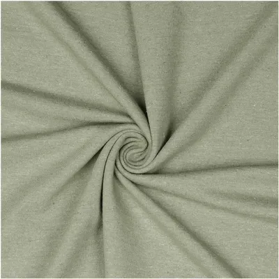 0,5m Jersey Stoff recycelte Baumwolle taupe