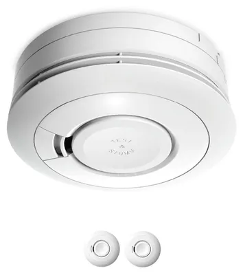 Produktbild von Rauchwarnmelder 10 Jahre Batterie - Weiß - 2er Set - Ei650