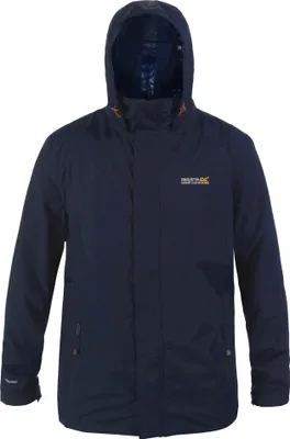 Obrázok produktu pre Regatta Great Outdoors Herren Outdoorjacke Matt mit Kapuze, wasserfest RG919 (L) (Marineblau/Marineblau)