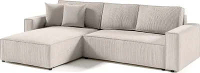 Produktbild von Ecksofa Eckcouch mit Schlaffunktion Sekwana L Form Bettkästen Couch Sofagarnitur Links