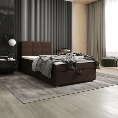 Obrázek produktu pro Postel s úložným prostorem FADO 11 mini 100x200 Cosmic 800, tmavě hnědá, úložný prostor, samostatná postel, hotelová postel, matrace, matrace, úložný prostor, ložnice, Bonell, úložný prostor