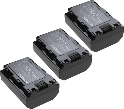 Produktbild von EXTENSILO 3x Akku Ersatz für Sony NP-FZ100 für Kamera (2000 mAh, 7,2 V, Li-Ion)