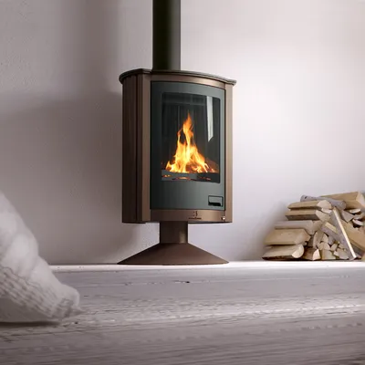 Immagine prodotto di Caminetto HS FLAMINGO MASTERFLAMME Piccolo II - marrone - velluto