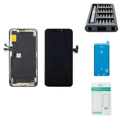 Produktbild von iPhone 11 Pro Max OLED Display schwarz - Premium-Set