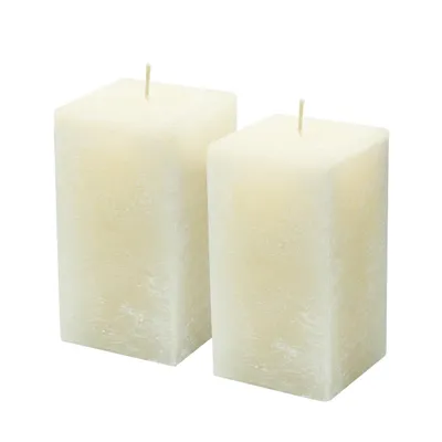 Produktbild von Spetebo LED Stumpenkerze 2er Set creme - 13 x 7 - Kerze mit 65 Stunden Brenndauer -  - Weihnachten Advent