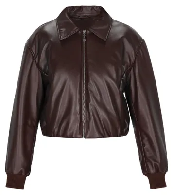 Image de Veste pour femme SAPORTA - couleur café, taille XS