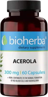 Image de Extrait d'acérola 300 mg 100 gélules PZN 19680061