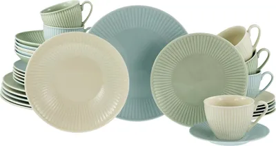 Obrázok produktu pre CreaTable, 24034, Valencia Pastell, Kombiservice 30-tlg, Porzellan
