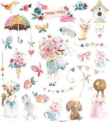 Image de Marisella & me glitter stickers 28pcs