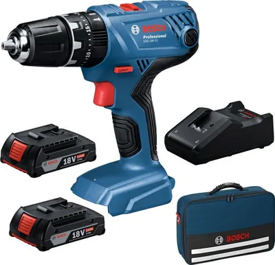 Zdjęcie produktu dla Akumulatorowa wiertarko-wkrętarka udarowa Bosch Professional GSB 18V-21 0615990k41