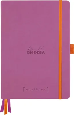Produktbild von Rhodia Goalbook Fest A5 120Bl Dot Lila