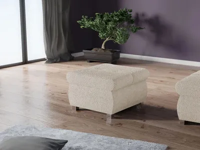 Image de Tabouret ABEL 1 - beige clair