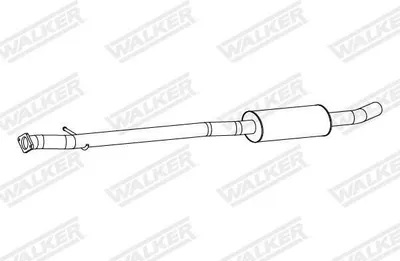 Immagine prodotto di Silenziatore intermedio WALKER 24335, compatibile con NISSAN Qashqai II (J11, J11) e RENAULT Kadjar (HA, HL)