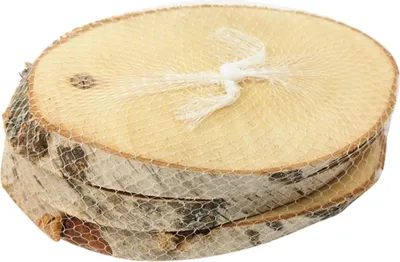 Productafbeelding van Hbx, natuurlijke, levende berkenrondel, ovaal, groot, set van 3
