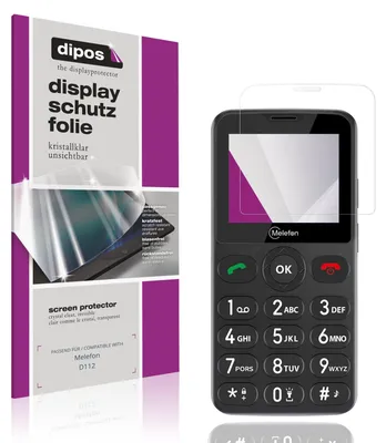 Immagine prodotto di 4x Pellicola Protettiva per Melefon D112 Protezione Schermo Claro Display dipos