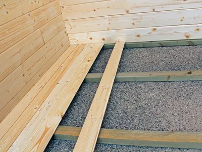 Produktbild von Fußbodenpaket 15 m² (10 x 1,5 m²) für Gartenhäuser