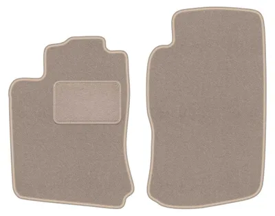 Image de Tapis avant en moquette pour Opel Vectra B 1996-2001 (à hayon/berline/break) – 2 pièces, beiges, sur mesure – Wielganizator LUX