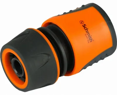 Produktbild von Schmith Premium Schlauchverbinder 1/2 Zoll Kunststoff Standard | Robuste Schlauchkupplung für Gartenschlauch | Universeller Schlauchanschluss Wasserhahn Adapter Gartenbewässerung Zubehör