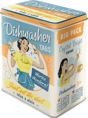 Produktbild von Nostalgic-Art - Vorratsdose L - Dishwasher Tabs