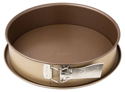 Productafbeelding van Zenker Springvorm, diameter 26 cm, MOJAVE GOLD, bakvorm met platte bodem en overloopbescherming