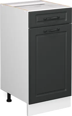 Produktbild von Küchenunterschrank Vicco R-Line Anthrazit Landhaus 40 cm ohne Arbeitsplatte, Model 37233
