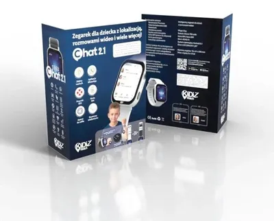Produktbild von Smartwatch für Kinder, KiDiZ Chat, schwarz