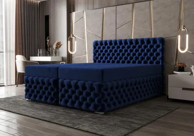 Produktbild von B&B Home Boxspringbett Figo3 200x200 cm – mit Bettkasten