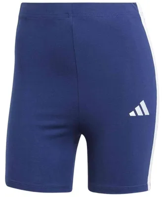 Immagine prodotto di Sport Shorts Adidas Malla corta adidas Essentials High Waisted Biker 3 Stripes azul blanco mujer da Donna