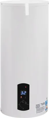 Zdjęcie produktu dla Elektryczny podgrzewacz wody – bojler ścienny o pojemności 60 l – 2000 W – wyświetlacz LED – temperatura 30–75 °C – IPX4 – biały