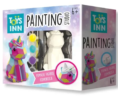 Produktbild von STNUX Einhornfigur zum Bemalen. STN6335 96338