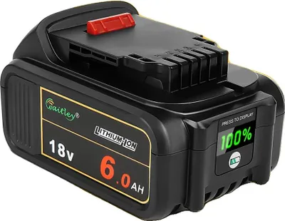 Immagine prodotto di Batteria ricaricabile, capacità 6 Ah, tensione 18 V, tipo agli ioni di litio, 1 batteria da 6 Ah