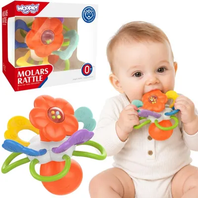 Zdjęcie produktu dla Woopie Baby Grzechotka Sensoryczna Gryzak Kwiat 0m+