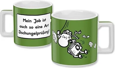 Produktbild von Tasse "Mein Job ist auch so eine Art Dschungelprüfung!"