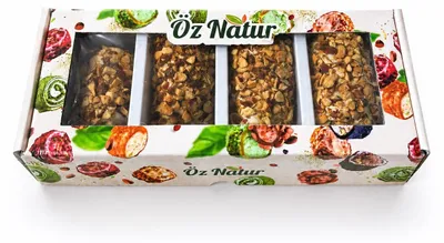 Produktbild von Öz Natur | Turkish Delight Lokum mit Haselnusscreme & Mandeln Wrap 500g