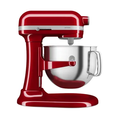 Obrázok produktu pre KitchenAid 5KSM70SHXEER, Stojaci mixér, Červená, Tlčenie, Hnetenie, Miešanie, 1,1 m, 6,6 L, Páka