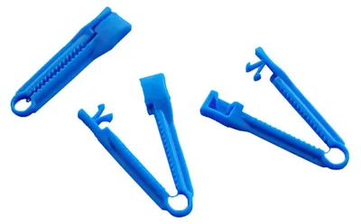 Produktbild von Dahlhausen Nabelklemme blau, steril
