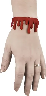 Immagine prodotto di 2 Braccialetti insanguinati con sangue finto