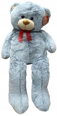 Produktbild von Elefun Grauer Teddybär Plüschtier Kuscheltier 100 cm