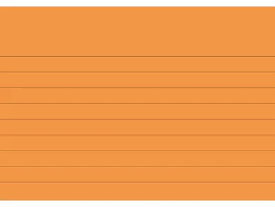 Produktbild von Karteikarten A7 liniert orange VE=80x100 Stück
