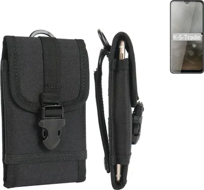 Produktbild von K-S-Trade Holster Handy Hülle kompatibel mit Cubot Note 10 Holster Handytasche Gürtel Tasche Schutz Hülle Robust Outdoor schwarz