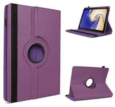Produktbild von Tablet Tasche für Samsung Galaxy Tab S4 10.5 Hülle Schutzhülle Case 360° DrehbarFarben:Lila